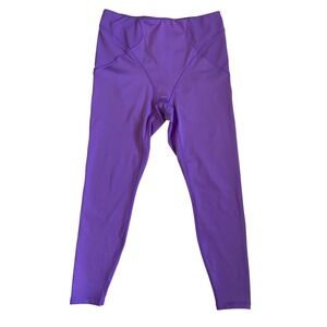 Savage X Fenty Sport Curve Alert High-Waist Rib Leggings Heart Seam Panel - 1X
